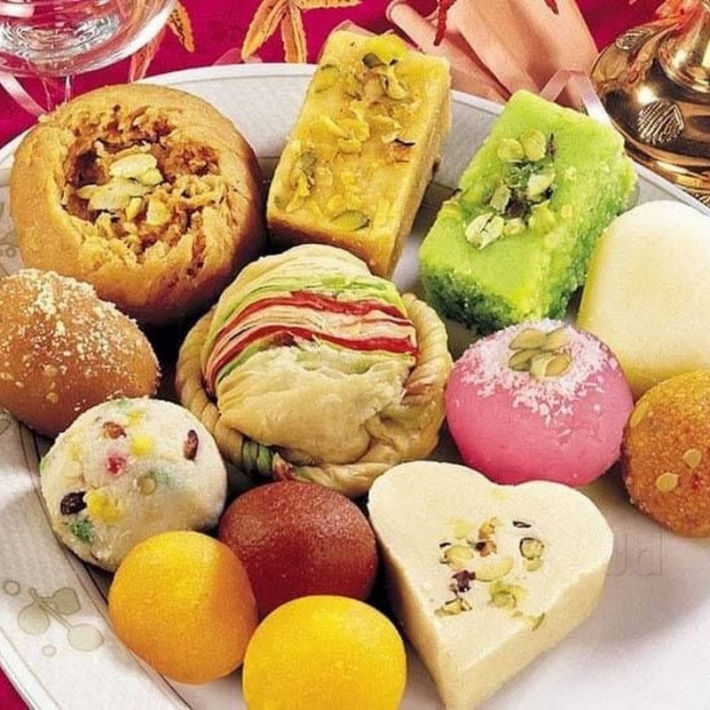 Сладкие шарики индийские сладости