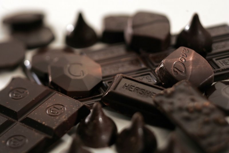 Черный Горький шоколад