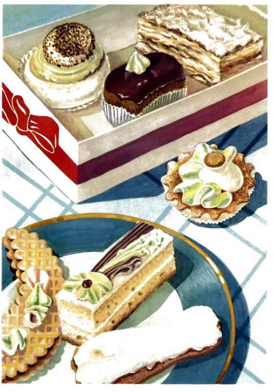 Советские пирожные