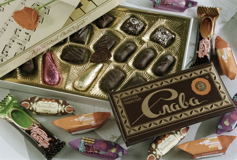 Упаковка шоколада 19 век Россия фабрика Абрикосова