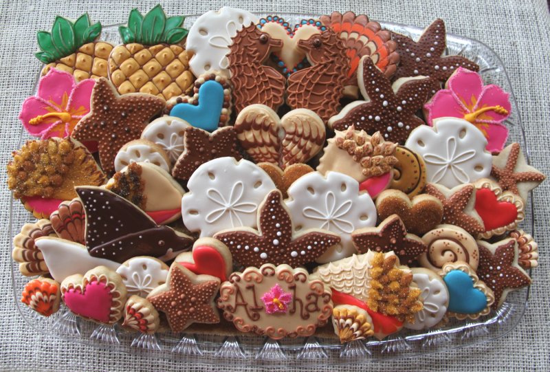 Красивое печенье