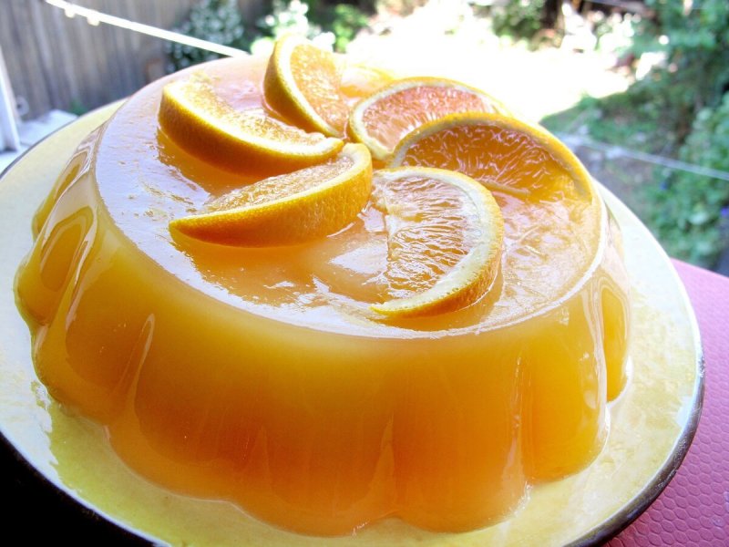 Десерт с апельсином