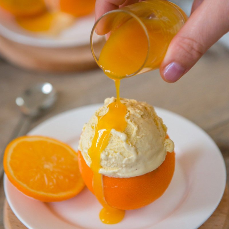Апельсиновые Десерты в желе