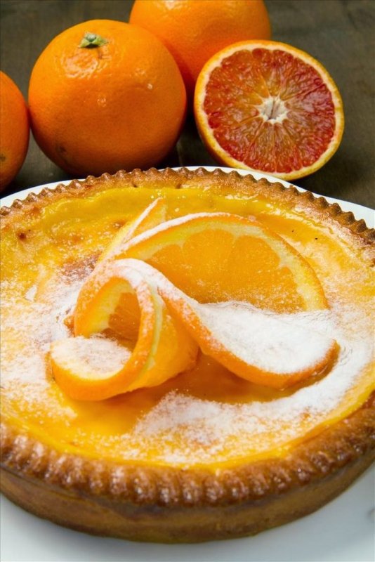 Пирог с цедрой апельсина