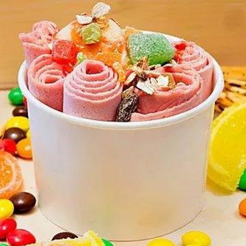 Ролл мороженое сливочное