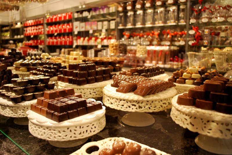 Шоколадный бутик Бельгия