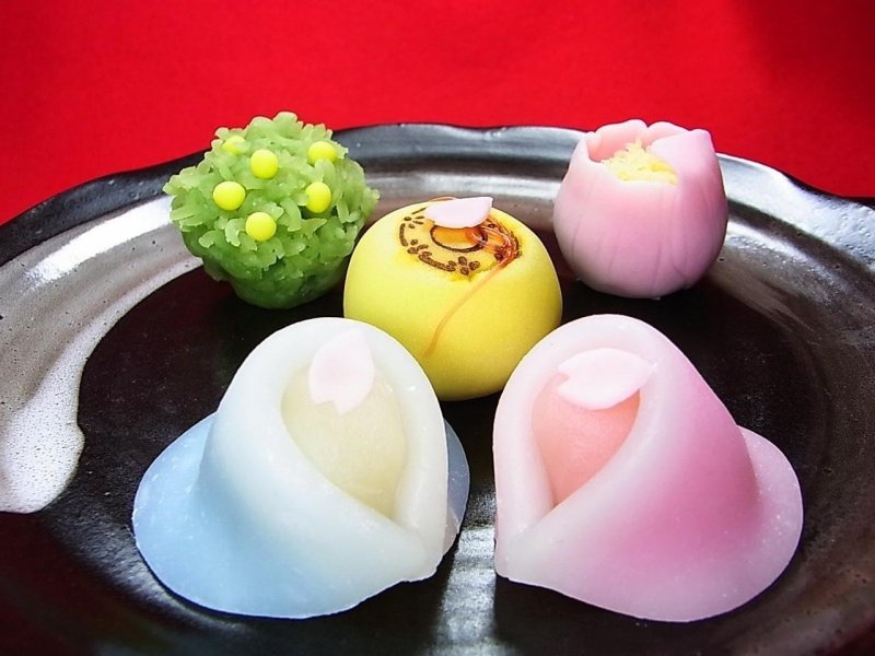 Вагаси японские сладости