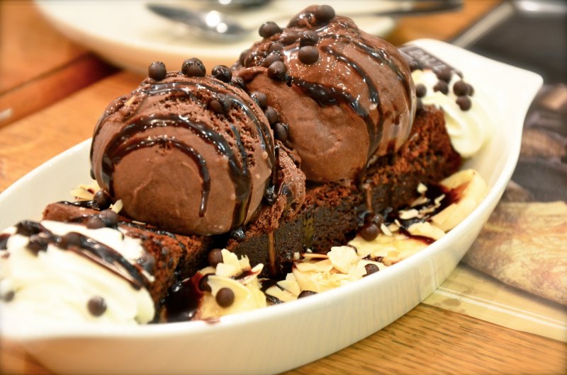 Шоколадное мороженое