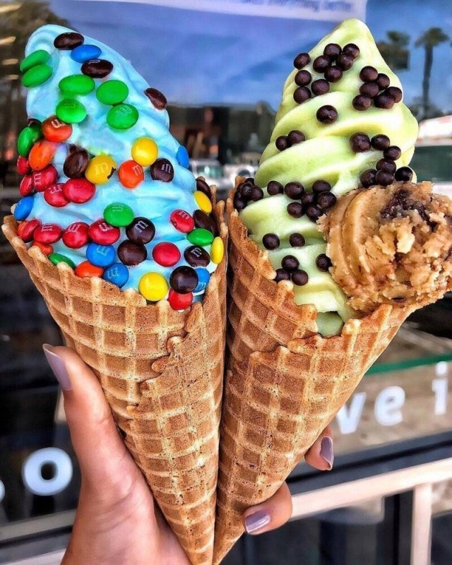 Вкусное мороженое