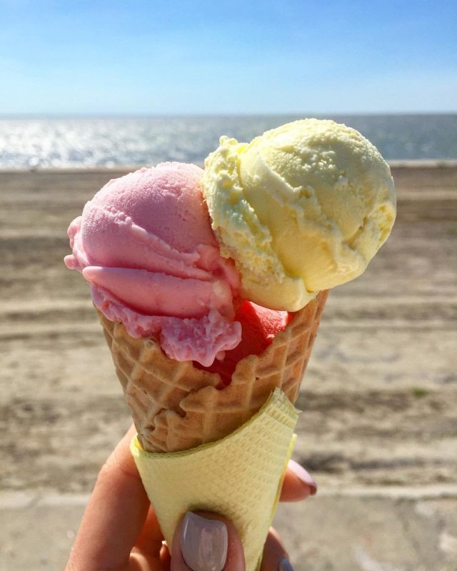 Красивое мороженое