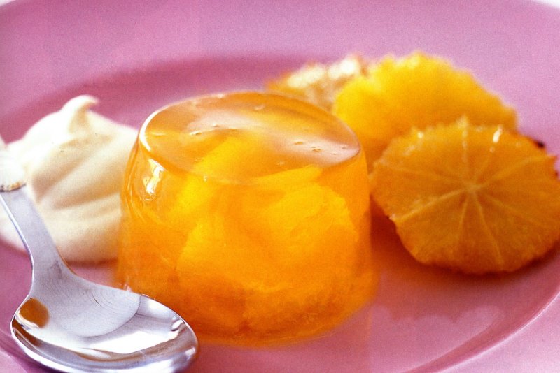 Апельсиновое желе с агар-агаром