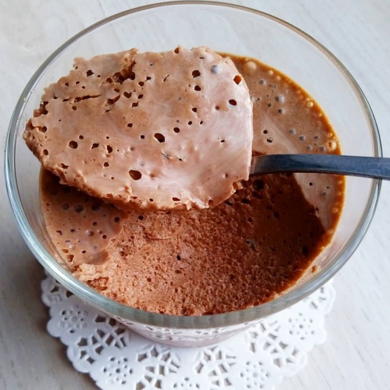 Панна-котта шоколад протеиновый десерт